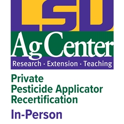 2026 In-Person Private Pesticide Applicator Recertification (Jan. 1 - Mar. 31)