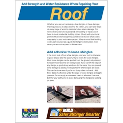 Build Safer Stronger Smarter:  Add Strength and Water Resistance When Repairing Your Roof