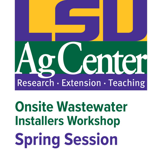 Onsite Wastewater Installers Workshop -Spring - March 11, 2027