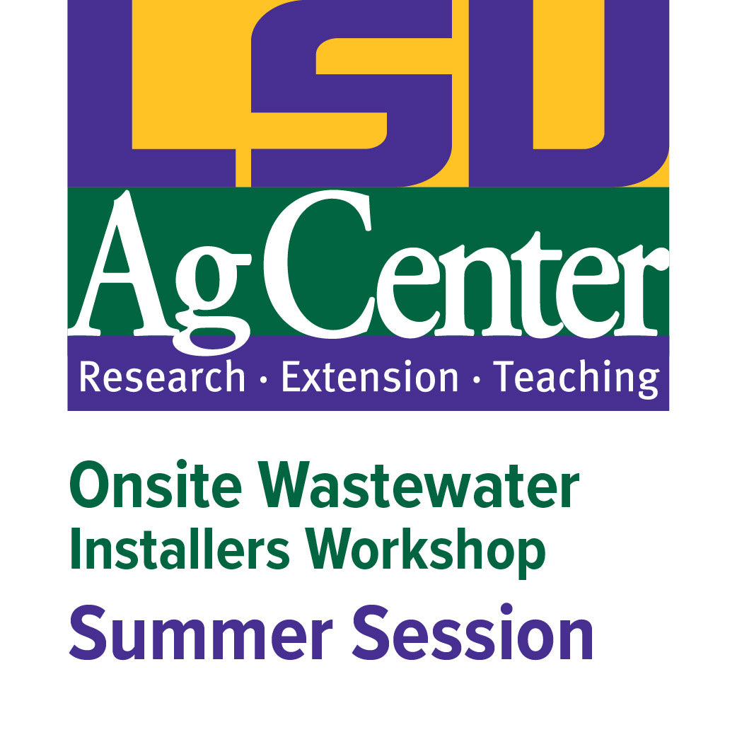 Onsite Wastewater Installers Workshop - Summer - May 13, 2027