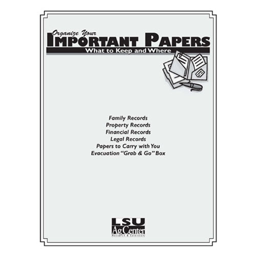 Organize Your Important Papers