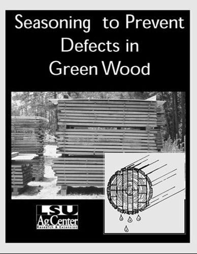 Seasoning to Prevent Defects in Green Wood. LSU AgCenter. Research, Extension, Teaching